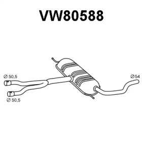 Амортизатор (VENEPORTE: VW80588)