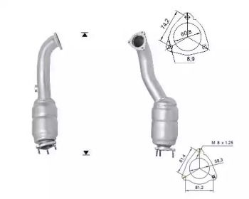 Катализатор (MAGNAFLOW: 60212D)