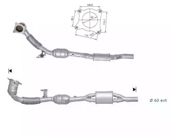 Катализатор (MAGNAFLOW: 60214)