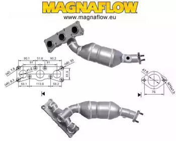 Катализатор (MAGNAFLOW: 60612)