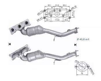 Катализатор (MAGNAFLOW: 60616)