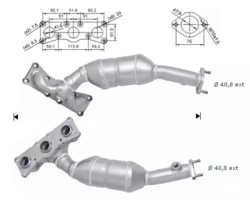 Катализатор (MAGNAFLOW: 60617)