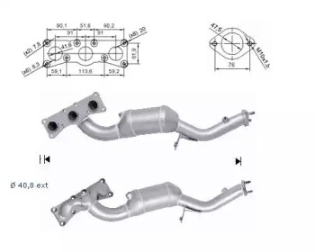 Катализатор (MAGNAFLOW: 60619)