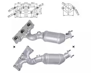 Катализатор (MAGNAFLOW: 60620)