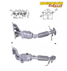 Катализатор (MAGNAFLOW: 62501)