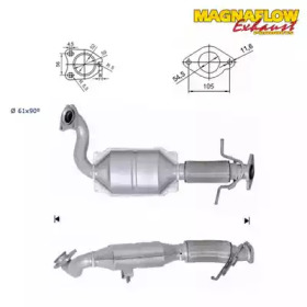 Катализатор (MAGNAFLOW: 62504D)