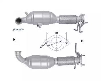 Катализатор (MAGNAFLOW: 62518D)