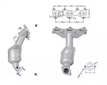 Катализатор (MAGNAFLOW: 63408)