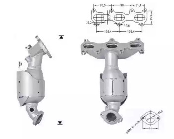 Катализатор (MAGNAFLOW: 64109)