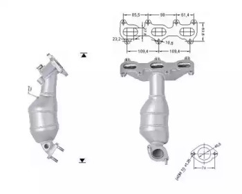 Катализатор (MAGNAFLOW: 64110)