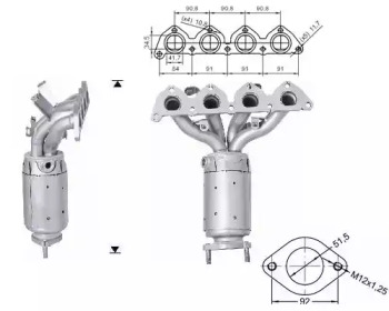 Катализатор (MAGNAFLOW: 64111)