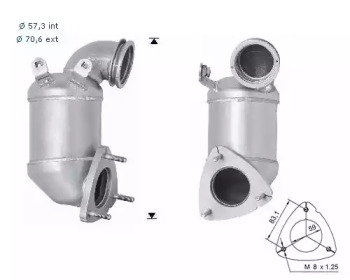 Катализатор (MAGNAFLOW: 64302D)