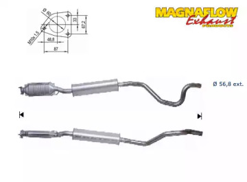 Катализатор (MAGNAFLOW: 64501D)