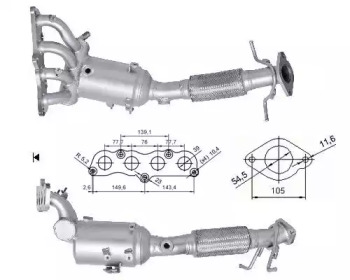 Катализатор (MAGNAFLOW: 64809)