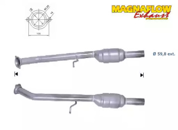 Катализатор (MAGNAFLOW: 65002D)