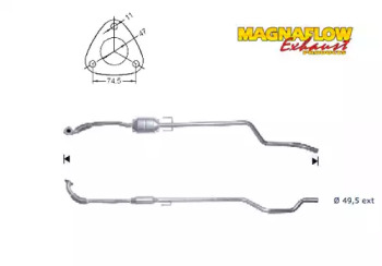 Катализатор (MAGNAFLOW: 65804D)