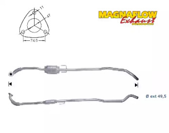 Катализатор (MAGNAFLOW: 65808D)