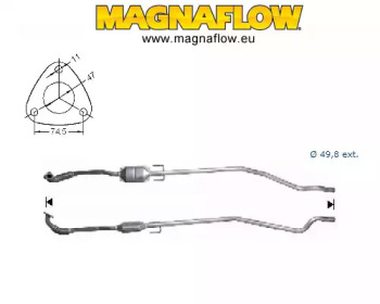 Катализатор (MAGNAFLOW: 65814D)