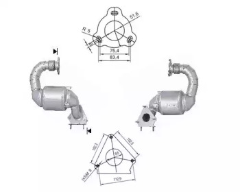 Катализатор (MAGNAFLOW: 66312D)