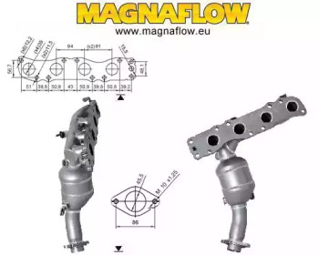 Катализатор (MAGNAFLOW: 67610)