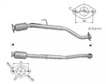 Катализатор (MAGNAFLOW: 67613)