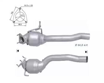 Катализатор (MAGNAFLOW: 68832D)