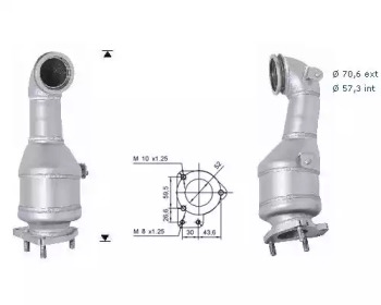 Катализатор (MAGNAFLOW: 69604D)