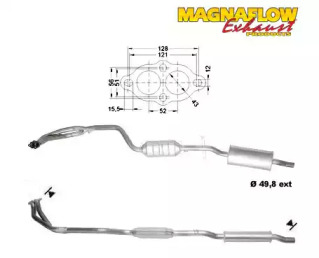 Катализатор (MAGNAFLOW: 70601)