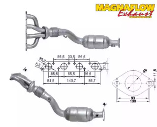 Катализатор (MAGNAFLOW: 70611)