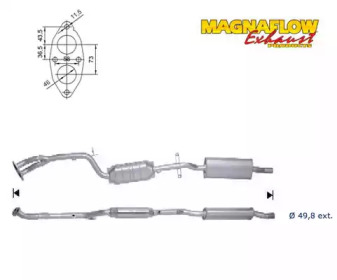 Катализатор (MAGNAFLOW: 70622)