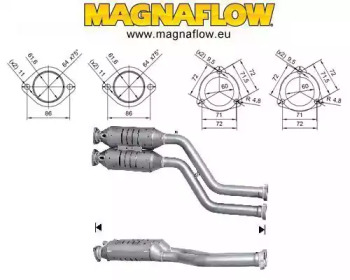 Катализатор (MAGNAFLOW: 70625)