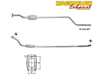 Катализатор (MAGNAFLOW: 70904D)