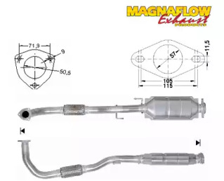 Катализатор (MAGNAFLOW: 71607D)