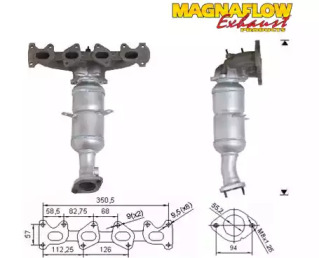 Катализатор (MAGNAFLOW: 71810)