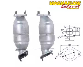 Катализатор (MAGNAFLOW: 72501D)