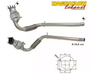 Катализатор (MAGNAFLOW: 72504D)