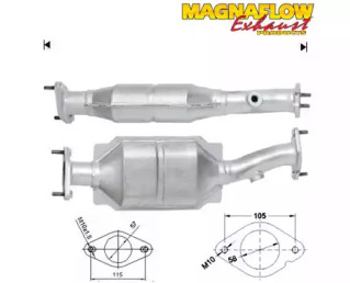 Катализатор (MAGNAFLOW: 72509)