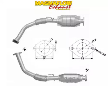 Катализатор (MAGNAFLOW: 73414D)