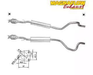 Катализатор (MAGNAFLOW: 74501D)