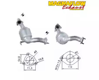 Катализатор (MAGNAFLOW: 74802D)