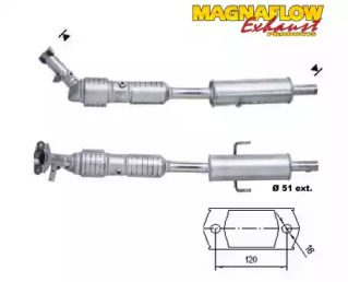 Катализатор (MAGNAFLOW: 74805)