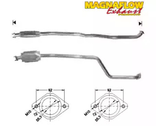 Катализатор (MAGNAFLOW: 74809D)