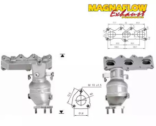 Катализатор (MAGNAFLOW: 74812)