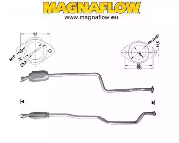 Катализатор (MAGNAFLOW: 74821D)