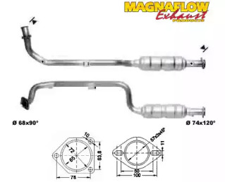 Катализатор (MAGNAFLOW: 75003)