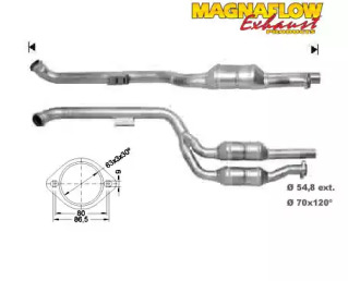 Катализатор (MAGNAFLOW: 75018D)