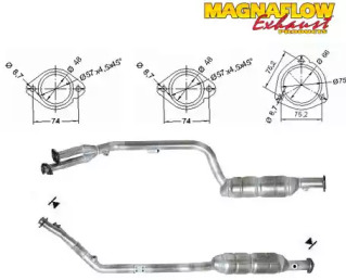 Катализатор (MAGNAFLOW: 75025)