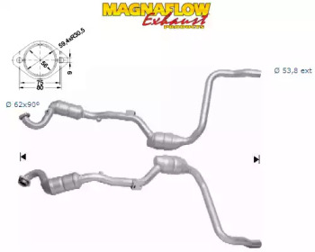 Катализатор (MAGNAFLOW: 75036)