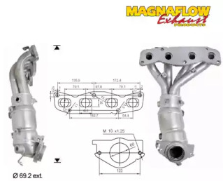 Катализатор (MAGNAFLOW: 75613D)