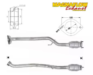 Катализатор (MAGNAFLOW: 75615)